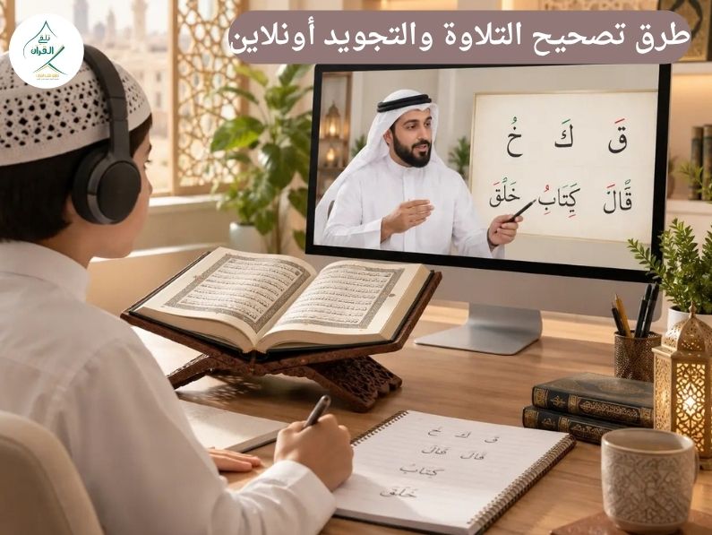 طرق تصحيح التلاوة والتجويد أونلاين